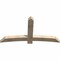 Ekena Millwork Bellingham Rough Sawn Timber Gable Bracket, Douglas Fir, 72"W x 39"H x 4"D x 6"F, 13/12 Pitch GBW072X39X0406BEL00RDF - alternate 5